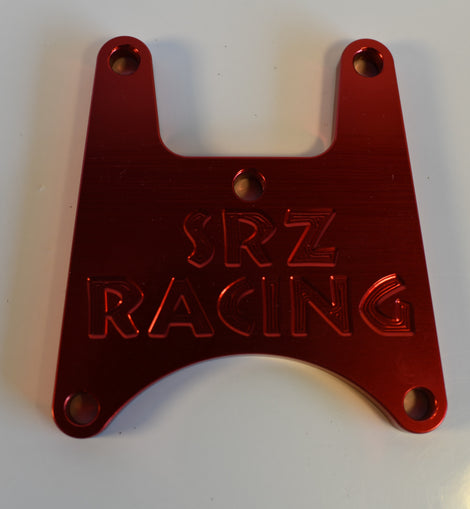 Custom CNC Coil Bracket Red