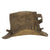 Opie's Outlaw's Deadman Top Hat Brown Leather