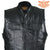 Men's Black Leather Vest