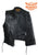 Men's Black Leather Vest