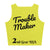 2nd Gear USA™ Trouble Maker Crop Top Yellow & Black