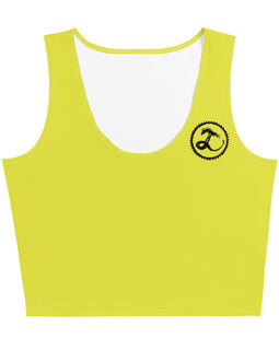 2nd Gear USA™ Trouble Maker Crop Top Yellow & Black