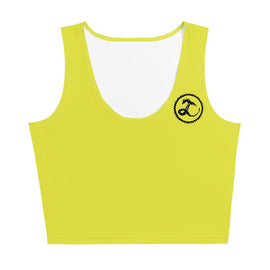 2nd Gear USA™ Trouble Maker Crop Top Yellow & Black