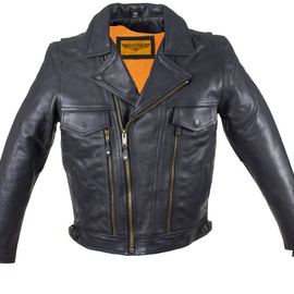 Classic  Black Leather Jacket