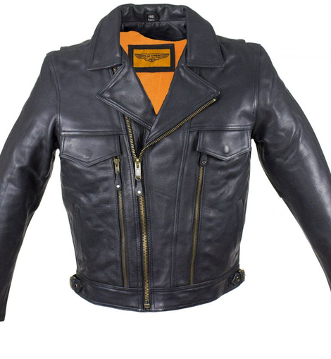 Classic  Black Leather Jacket