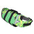 Dog Life Jacket Green Sharks