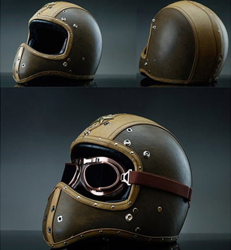 Retro Vintage Scoot Jock Helmet