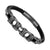 Mens Vintage Braided Genuine Leather Stainless Steel Motorcycle  Bracelet